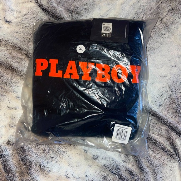 SOLD Playboy Fire Starter Hoodie - Picture 3 of 5